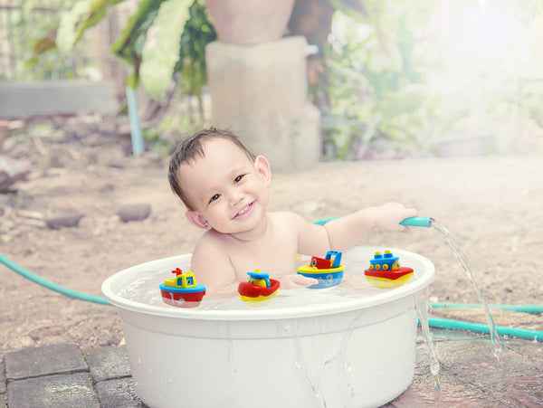 Fun Bath Toys for Boys and Girls - 4 Magnet Boats for Toddlers & Kids - Fun & Educational